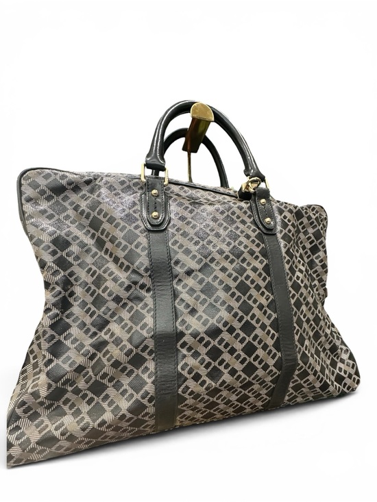 Bally Handbags - Bally Bezzi Monogram Jacquard Travel Bag Swiss Made Weekender Duffel